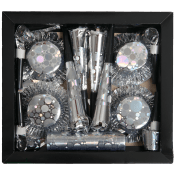 Partybox 4 pers silver Festive.