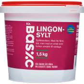Lingonsylt 1,5Kg ICA Basic.