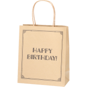 Presentpåse Happy Birthday 19x22 cm.