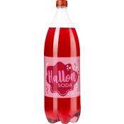 Läsk Hallonsoda 1,5l ICA.