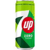 Läsk Free Lemon Lime 33cl 7-UP.