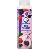 Drickyoghurt Hallon Björnbär 0,8% 330ml Skånemejerier.