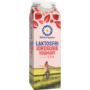 Yoghurt Jordgubb 2,5% Laktosfri 1l Skånemejerier.