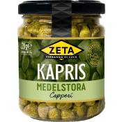 Kapris Medelstora 220g Zeta.