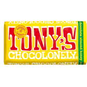 Chokladkaka Nougat Ljus 180g Tony's Chocolonely.