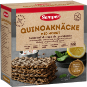 Quinoaknäcke Glutenfri 220g Semper.