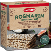 Rosmarinknäcke med Salt Glutenfri 230g Semper.