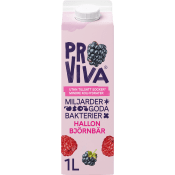 Fruktdryck Hallon Björnbär Utan tillsatt socker 1l ProViva.