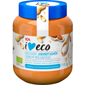 Jordnötssmör Crunchy 700g ICA I love eco.