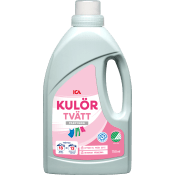 Tvättmedel Flytande Kulör Parfymfri 750ml Miljömärkt ICA.