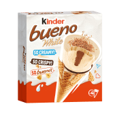 Kinder Bueno White Ice Cream.