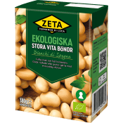 Stora Bönor Vita Ekologisk 380g Zeta.