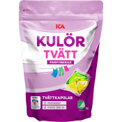 Tvättkapslar Kulörtvätt 16-p ICA.