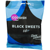 Lakrits Black Sweets Söt 100g Finsk Lakrits.