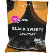 Lakrits Black Sweets Salmiak 100g Finsk Lakrits.