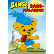 Sagomålarbok När Bamse var liten.