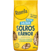 Solroskärnor Torrostade & lättsaltade 200g Risenta.
