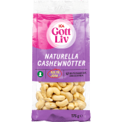 Cashewnötter 175g ICA Gott Liv.