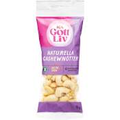 Naturella cashewnötter 70g ICA Gott Liv.