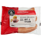 Grillkorv Ost & Bacon 270g Nyhléns Hugosons.