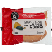 Grillkorv Jalapeno & Cheddar 270g Nyhléns Hugosons.