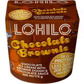 Glass Chocolate Brownie 350ml LOHILO.