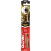 Tandborste 360 Charcoal Gold Soft 1-p Colgate.