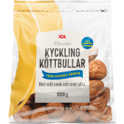 Kycklingköttbullar Stekta Färska 1kg ICA.