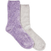 Socka Cossy solid lila/grå 2p Mix 36/38 mywear.