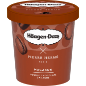 Macaron Double Chocolate Ganache 420ml Häagen Dazs.