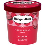Macaron Strawberry & Raspberry 420ml Häagen Dazs.