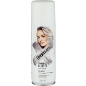 Färgspray Temporary Glitter Silver 125ml Rebellious.