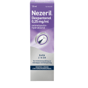 Dexpantenol för barn 2-10 år 0,25 mg/ml Nezeril.