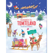 Välkommen till tomteland : pysselbok med klistermärken.