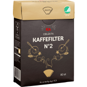 Kaffefilter oblekta 102 80-p ICA.