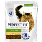 Kattmat torr Katt Senio Kyckl 750g Perfect Fit.