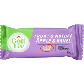 Fruk och nötbar Äpple och kanel 50g ICA Gott Liv.