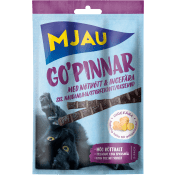 Kattsnacks Gopinnar med nötkött 15g Mjau.