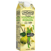 Yoghurt Vanilj Päron Laktosfri 2% 1000g Lindahls.