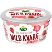 Kvarg Jordgubb Mild Laktosfri 0,2% 450g Arla®.