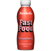 Måltidsersättning Dryck Fast Food Strawberry 500ml Barebells.