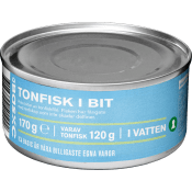 Tonfisk i vatten 170g ICA Basic.
