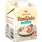 Vaniljsås 500ml ICA.