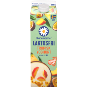 Yoghurt Tropiska frukter Laktosfri 2,4% 1000g Skånemejerier.