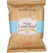 Chips Gräddfil & Lök 200g Svenska Lantchips.