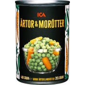 Ärtor & Morötter 400g ICA.