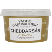 Cheddarsås Original 200g Väddö Gårdsmejeri.