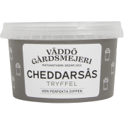 Cheddarsås Tryffel 200g Väddö Gårdsmejeri.