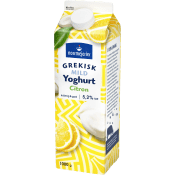 Grekisk Yoghurt Mild Citron 5,2% 1000g Norrmejerier.