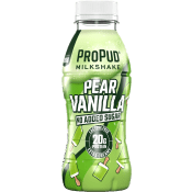 Proteinmilkshake ProPud Päron Vanilj 1,5% 330ml Njie.